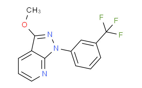 CAS No. 34580-76-2, 3-Methoxy-1-(3-(trifluoromethyl)phenyl)-1H-pyrazolo[3,4-b]pyridine