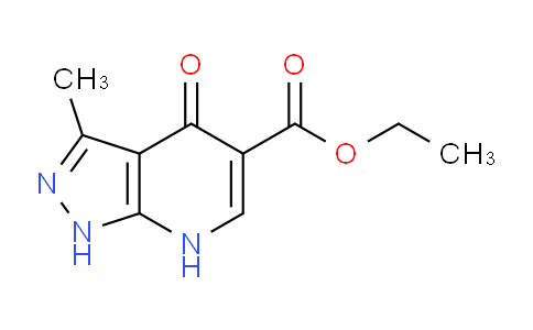 CAS No. 52744-83-9, Ethyl 3-methyl-4-oxo-4,7-dihydro-1H-pyrazolo[3,4-b]pyridine-5-carboxylate
