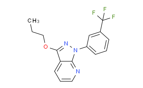 CAS No. 34614-30-7, 3-Propoxy-1-(3-(trifluoromethyl)phenyl)-1H-pyrazolo[3,4-b]pyridine