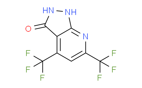 CAS No. 89990-37-4, 4,6-Bis(trifluoromethyl)-1H-pyrazolo[3,4-b]pyridin-3(2H)-one