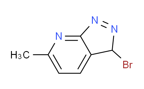 CAS No. 677033-10-2, 3-Bromo-6-methyl-3H-pyrazolo[3,4-b]pyridine