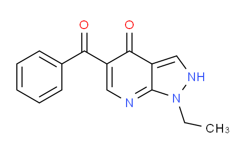 CAS No. 39974-80-6, 5-Benzoyl-1-ethyl-1H-pyrazolo[3,4-b]pyridin-4(2H)-one