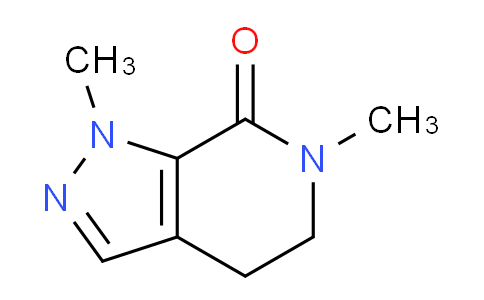 CAS No. 61327-44-4, 1,6-Dimethyl-5,6-dihydro-1H-pyrazolo[3,4-c]pyridin-7(4H)-one