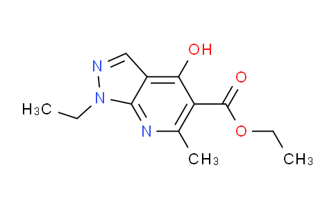CAS No. 41095-06-1, Ethyl 1-ethyl-4-hydroxy-6-methyl-1H-pyrazolo[3,4-b]pyridine-5-carboxylate