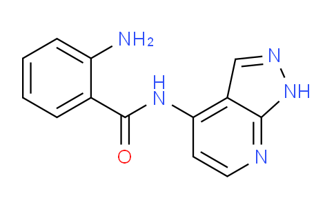 CAS No. 370589-07-4, 2-Amino-N-(1H-pyrazolo[3,4-b]pyridin-4-yl)benzamide
