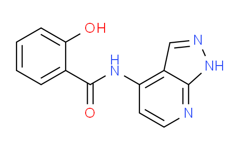 CAS No. 370589-10-9, 2-Hydroxy-N-(1H-pyrazolo[3,4-b]pyridin-4-yl)benzamide