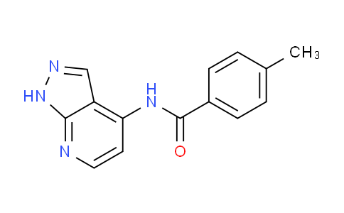 CAS No. 370589-16-5, 4-Methyl-N-(1H-pyrazolo[3,4-b]pyridin-4-yl)benzamide