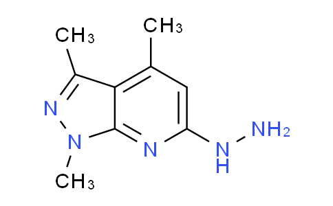 CAS No. 175202-00-3, 6-Hydrazinyl-1,3,4-trimethyl-1H-pyrazolo[3,4-b]pyridine