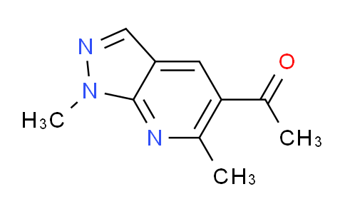 CAS No. 59026-71-0, 1-(1,6-Dimethyl-1H-pyrazolo[3,4-b]pyridin-5-yl)ethanone