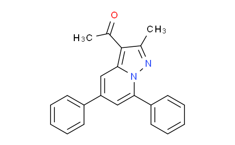 CAS No. 89193-10-2, 1-(2-Methyl-5,7-diphenylpyrazolo[1,5-a]pyridin-3-yl)ethanone