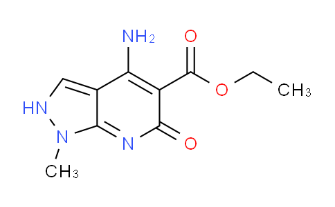 CAS No. 66857-98-5, Ethyl 4-amino-1-methyl-6-oxo-2,6-dihydro-1H-pyrazolo[3,4-b]pyridine-5-carboxylate