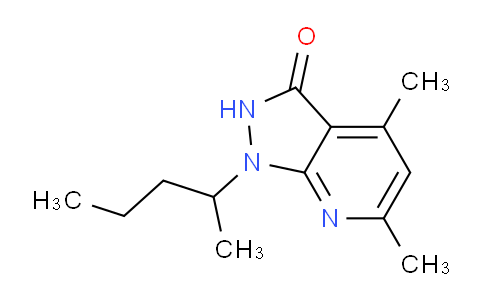 CAS No. 573939-28-3, 4,6-Dimethyl-1-(pentan-2-yl)-1,2-dihydro-3H-pyrazolo[3,4-b]pyridin-3-one