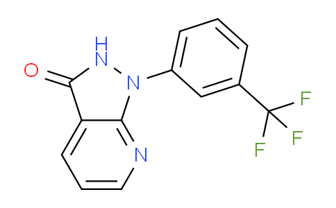 CAS No. 34580-77-3, 1-(3-(Trifluoromethyl)phenyl)-1,2-dihydro-3H-pyrazolo[3,4-b]pyridin-3-one