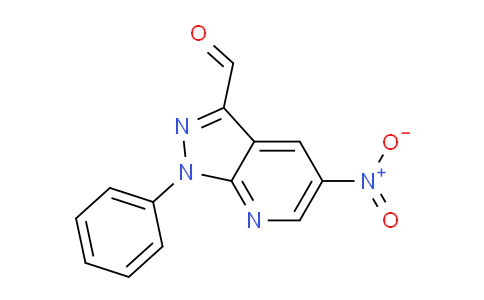 CAS No. 88796-44-5, 5-Nitro-1-phenyl-1H-pyrazolo[3,4-b]pyridine-3-carbaldehyde