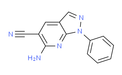 CAS No. 59026-72-1, 6-Amino-1-phenyl-1H-pyrazolo[3,4-b]pyridine-5-carbonitrile