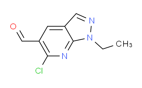 CAS No. 898911-76-7, 6-Chloro-1-ethyl-1H-pyrazolo[3,4-b]pyridine-5-carbaldehyde