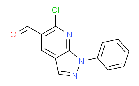 CAS No. 81933-74-6, 6-Chloro-1-phenyl-1H-pyrazolo[3,4-b]pyridine-5-carbaldehyde