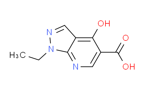 CAS No. 30720-05-9, 1-Ethyl-4-hydroxy-1H-pyrazolo[3,4-b]pyridine-5-carboxylic acid