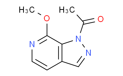 CAS No. 76006-19-4, 1-(7-Methoxy-1H-pyrazolo[3,4-c]pyridin-1-yl)ethan-1-one