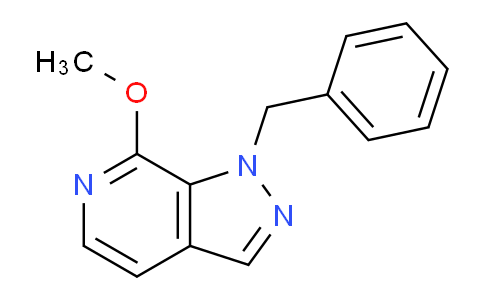 CAS No. 918882-22-1, 1-Benzyl-7-methoxy-1H-pyrazolo[3,4-c]pyridine