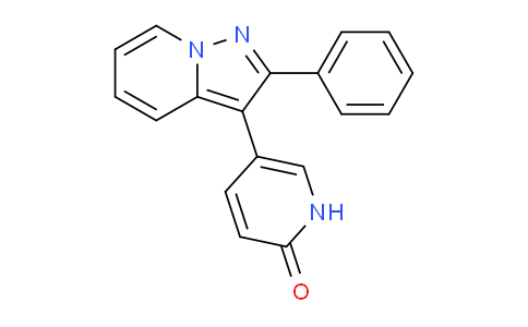 CAS No. 131185-46-1, 5-(2-Phenylpyrazolo[1,5-a]pyridin-3-yl)pyridin-2(1H)-one