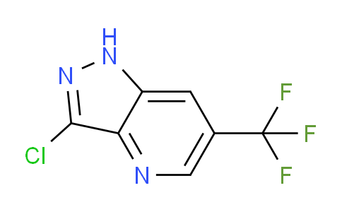 CAS No. 1211518-18-1, 3-Chloro-6-(trifluoromethyl)-1H-pyrazolo[4,3-b]pyridine
