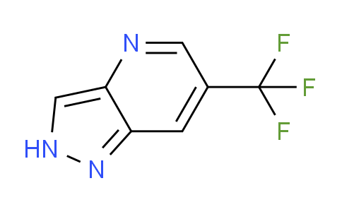 CAS No. 1822712-61-7, 6-(Trifluoromethyl)-2H-pyrazolo[4,3-b]pyridine