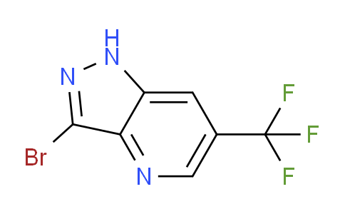 CAS No. 1211583-99-1, 3-Bromo-6-(trifluoromethyl)-1H-pyrazolo[4,3-b]pyridine