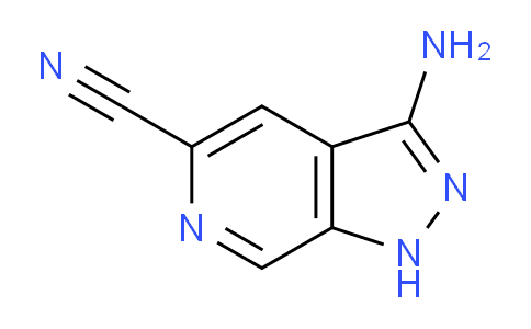 CAS No. 1824111-82-1, 3-Amino-1H-pyrazolo[3,4-c]pyridine-5-carbonitrile