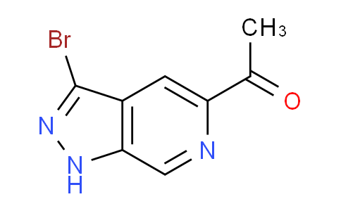 CAS No. 1935607-50-3, 1-(3-Bromo-1H-pyrazolo[3,4-c]pyridin-5-yl)ethanone
