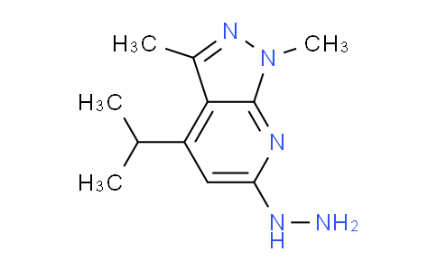 CAS No. 383858-40-0, 6-hydrazinyl-4-isopropyl-1,3-dimethyl-1H-pyrazolo[3,4-b]pyridine