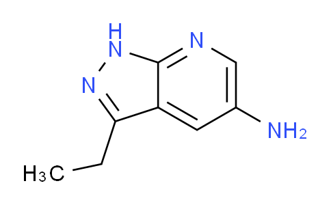 CAS No. 1186609-76-6, 3-ethyl-1H-pyrazolo[3,4-b]pyridin-5-amine