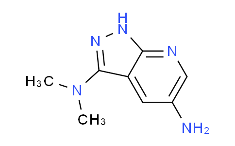 CAS No. 1186608-86-5, N3,N3-dimethyl-1H-pyrazolo[3,4-b]pyridine-3,5-diamine