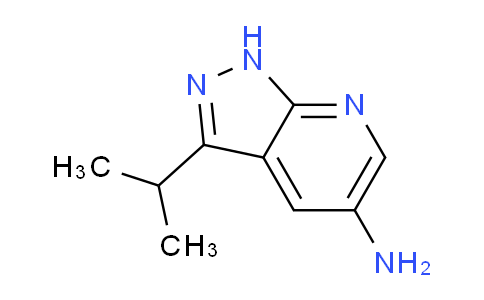 CAS No. 1186609-90-4, 3-(propan-2-yl)-1H-pyrazolo[3,4-b]pyridin-5-amine