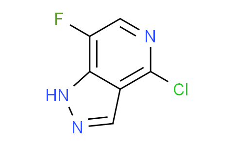CAS No. 1374651-76-9, 4-chloro-7-fluoro-1H-pyrazolo[4,3-c]pyridine