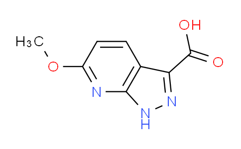 CAS No. 1547646-00-3, 6-methoxy-1H-pyrazolo[3,4-b]pyridine-3-carboxylic acid