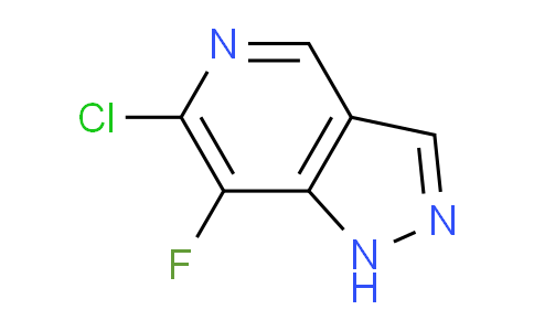CAS No. 1935965-54-0, 6-chloro-7-fluoro-1H-pyrazolo[4,3-c]pyridine