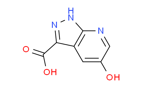 CAS No. 1260382-69-1, 5-hydroxy-1H-pyrazolo[3,4-b]pyridine-3-carboxylic acid