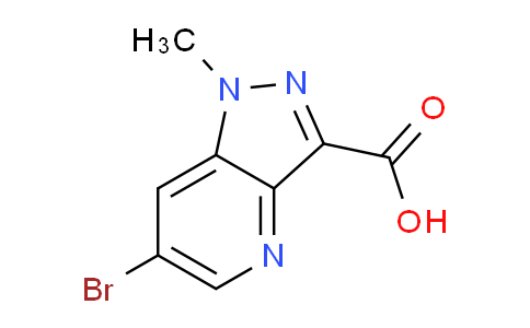 CAS No. 1782857-58-2, 6-bromo-1-methyl-1H-pyrazolo[4,3-b]pyridine-3-carboxylic acid