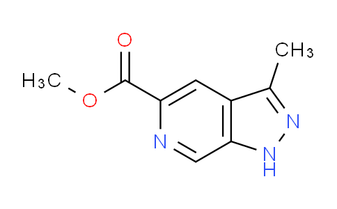 CAS No. 1638768-41-8, methyl 3-methyl-1H-pyrazolo[3,4-c]pyridine-5-carboxylate