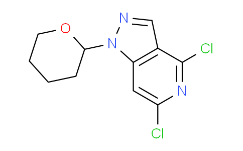 CAS No. 1825308-53-9, 4,6-dichloro-1-tetrahydropyran-2-yl-pyrazolo[4,3-c]pyridine