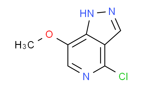 CAS No. 1609259-31-5, 4-chloro-7-methoxy-1H-pyrazolo[4,3-c]pyridine