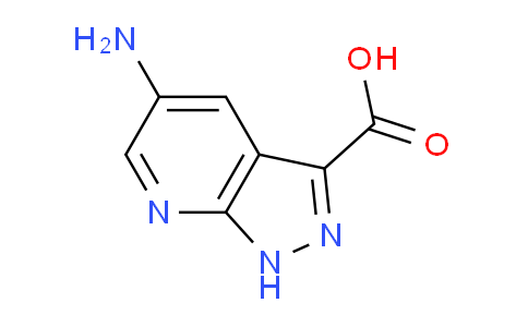 CAS No. 1260387-14-1, 5-amino-1H-pyrazolo[3,4-b]pyridine-3-carboxylic acid