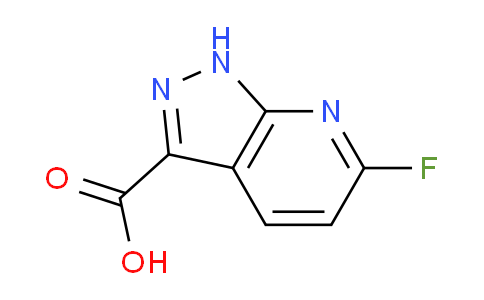 CAS No. 1208493-13-3, 6-fluoro-1H-pyrazolo[3,4-b]pyridine-3-carboxylic acid