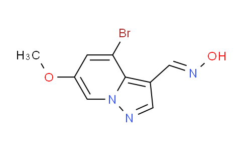 CAS No. 2068065-04-1, (NE)-N-[(4-bromo-6-methoxypyrazolo[1,5-a]pyridin-3-yl)methylidene]hydroxylamine