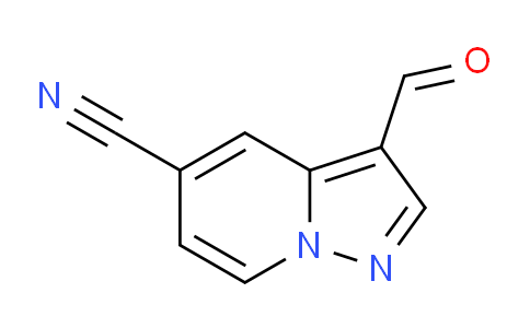 CAS No. 1101120-05-1, 3-formylpyrazolo[1,5-a]pyridine-5-carbonitrile