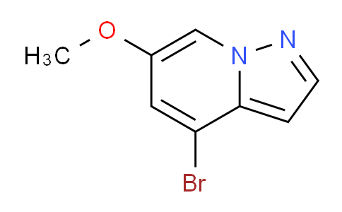 CAS No. 1207839-86-8, 4-bromo-6-methoxypyrazolo[1,5-a]pyridine