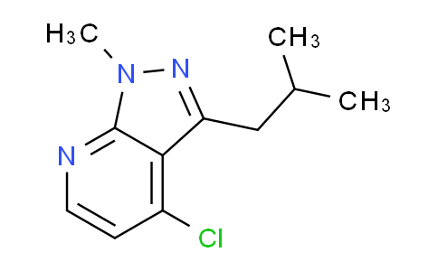 CAS No. 1207175-13-0, 4-chloro-3-isobutyl-1-methyl-1H-pyrazolo[3,4-b]pyridine