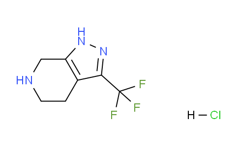 CAS No. 1838669-70-7, 3-(Trifluoromethyl)-4,5,6,7-tetrahydro-1H-pyrazolo[3,4-c]pyridine hydrochloride