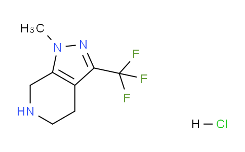 CAS No. 733757-93-2, 1-Methyl-3-(trifluoromethyl)-4,5,6,7-tetrahydro-1H-pyrazolo[3,4-c]pyridine hydrochloride